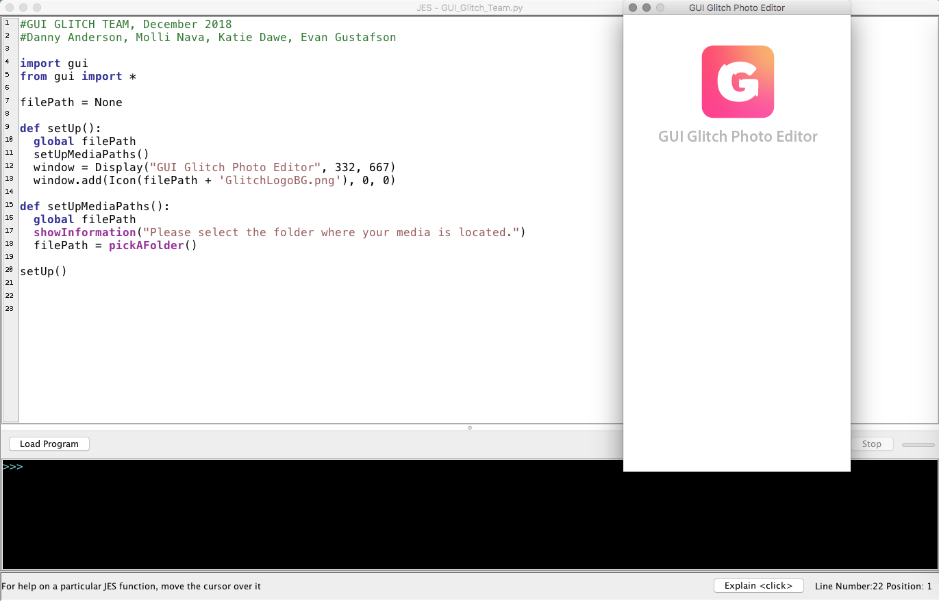 GUI Glitch Team Blog – ATLS 3000 CODE